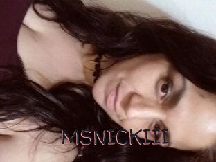 MSNICKIII
